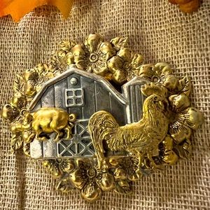 Farm House Brooch